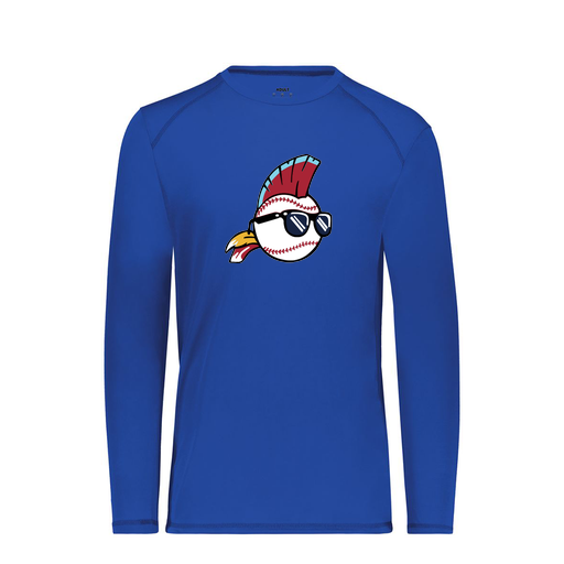 [6845.060.S-LOGO1] Men's SoftTouch Long Sleeve (Adult S, Royal, Logo 1)