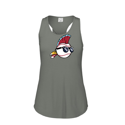 [3078.013.S-LOGO1] Ladies Tri Blend Tank Top (Female Adult S, Gray, Logo 1)
