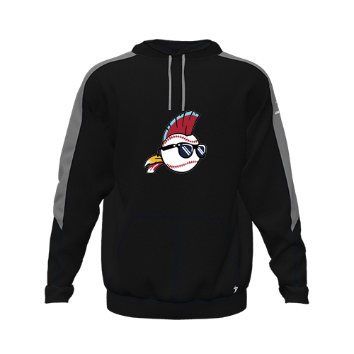 [CUS-DFW-HOOD-FLC-LSL-BLK-YS-LOGO1] Hoodie (Black, Youth S, Logo 1)