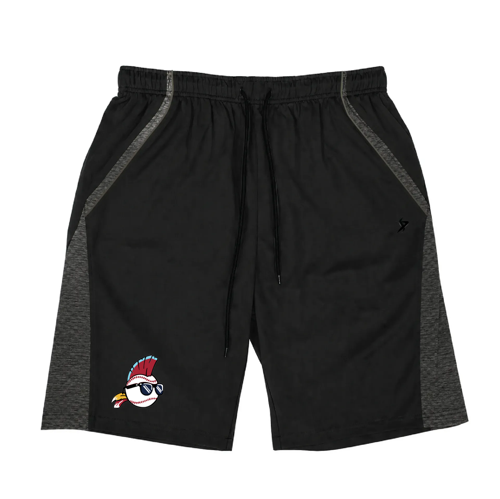 [DFW-SHOR-PER-ANG-BLK-YXS-LOGO1] Decker Shorts (Angle Shorts) (Youth XS, Logo 1)