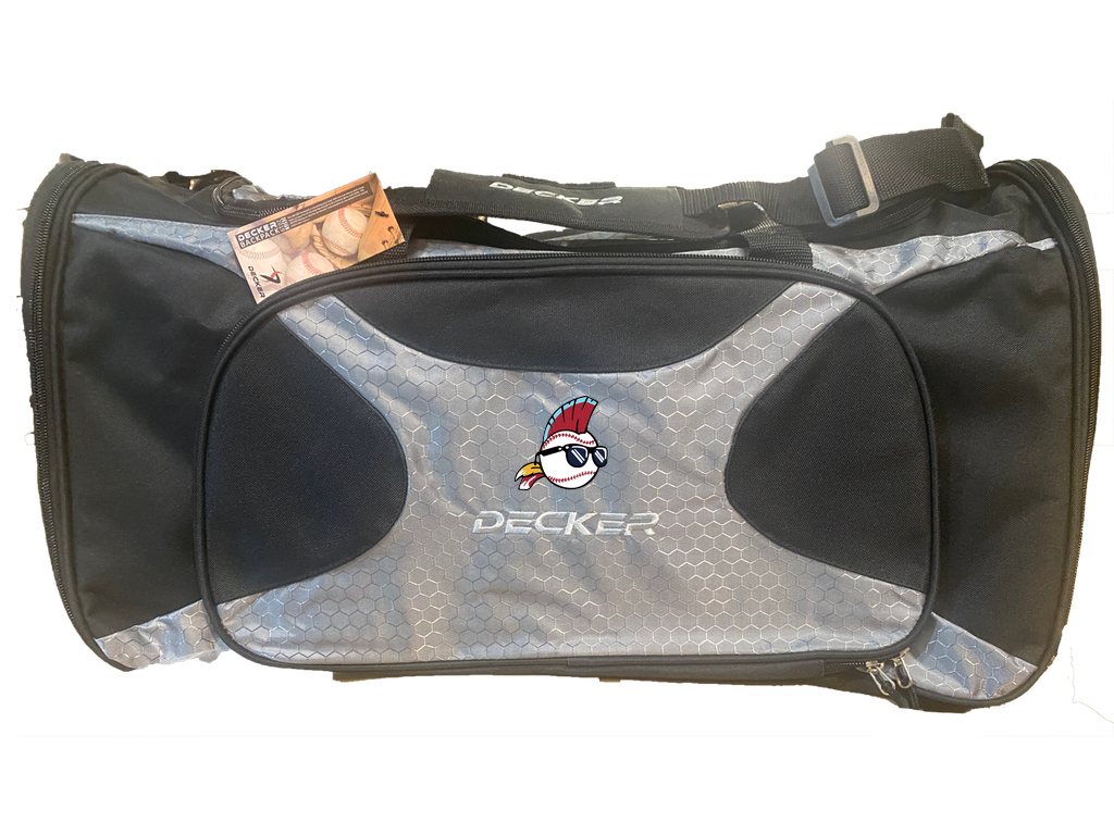 [DIA-DUBG-GRY-LOGO1] Decker Diamond Duffel (Gray, Logo 1)