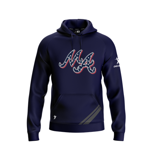 [FOLHSMNV-YXS-LOGO2] Decker Summit Hoodie (Youth XS, Navy, Logo 2)