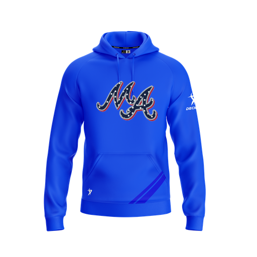 [CUS-DFW-SUHOOD-FLC-LSL-RYL-YXS-LOGO2] Summit Hoodie (Youth XS, Royal, Logo 2)