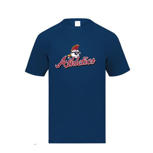 [2791.065.S-LOGO3] Youth Smooth Sport T-Shirt (Youth S, Navy, Logo 3)