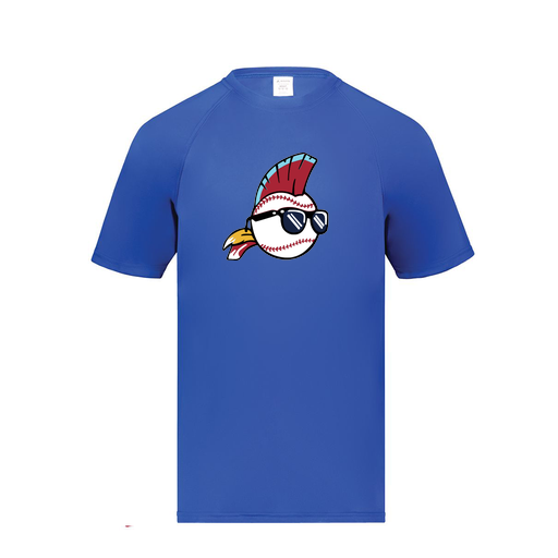 [2791.060.S-LOGO1] Youth Smooth Sport T-Shirt (Youth S, Royal, Logo 1)