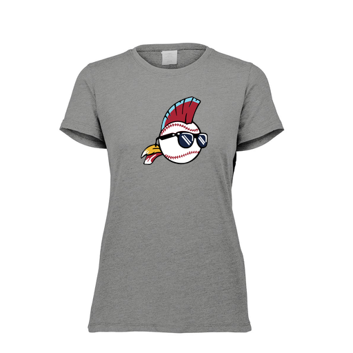 [FTSCUBGY-FAXS-LOGO1] Decker Women's Tri-Blend T-Shirt - Short Sleeve (Female Adult XS, Gray, Logo 1)
