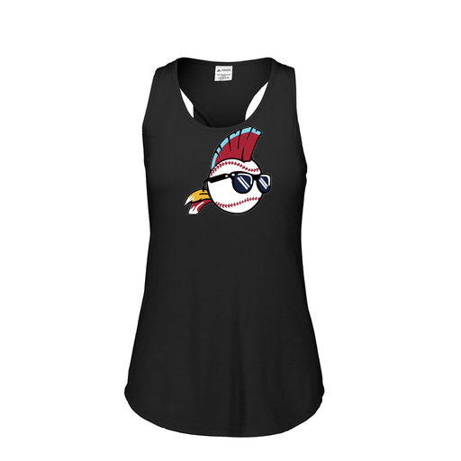 [3078.K94.S-LOGO1] Ladies Tri Blend Tank Top (Female Adult S, Black, Logo 1)