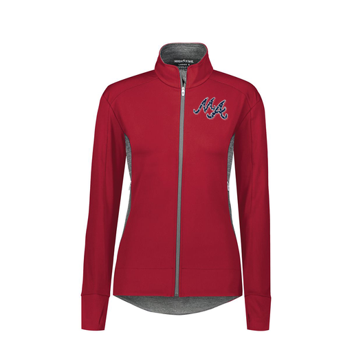 [371263.H72.S-LOGO2] Girls FreeForm Jacket (Female Youth S, Red, Logo 2)