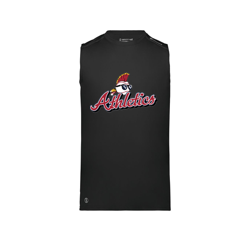 [222593.080.S-LOGO3] Men's CoolDry TankTop (Adult S, Black, Logo 3)