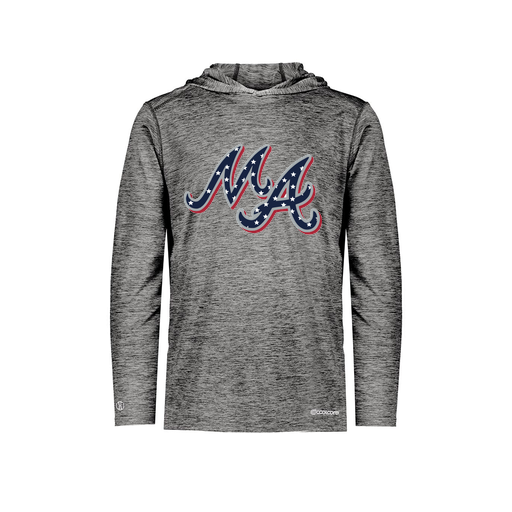 [FOLHCGBK-YS-LOGO2] Decker Youth Charge Hoodie (Youth S, Black, Logo 2)