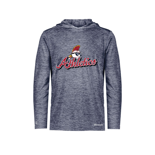 [FOLHCGNV-YS-LOGO3] Decker Youth Charge Hoodie (Youth S, Navy, Logo 3)