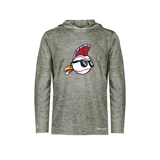 [FOLHCGGY-YS-LOGO1] Decker Youth Charge Hoodie (Youth S, Gray, Logo 1)