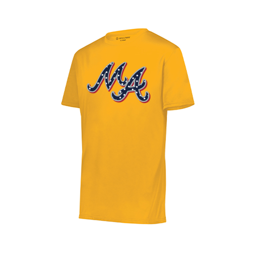 [222818.025.S-LOGO2] Men's Movement Dri Fit Shirt (Adult S, Athletic Gold, Logo 2)