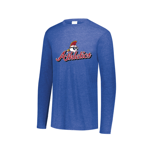 [3075.U55.XS-LOGO3] Men's LS Ultra-blend T-Shirt (Adult XS, Royal, Logo 3)