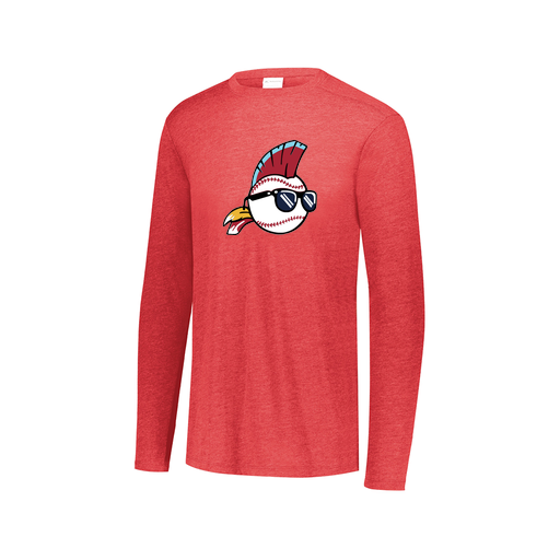 [3075.V96.XS-LOGO1] Men's LS Ultra-blend T-Shirt (Adult XS, Red, Logo 1)