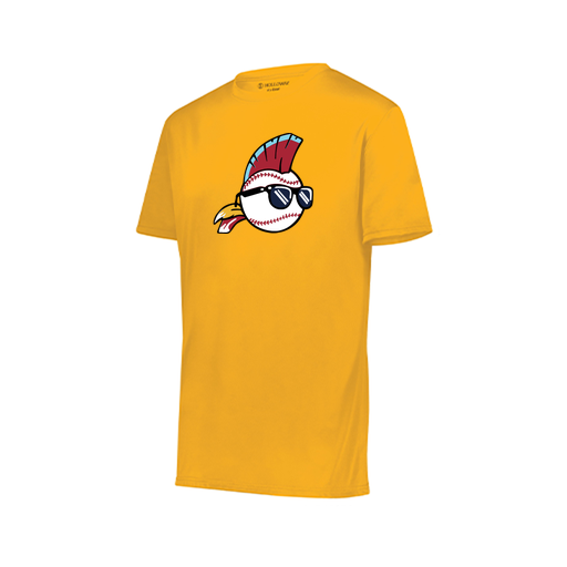 [222819.025.XXS-LOGO1] Youth Movement Dri Fit Shirt (Youth XXS, Athletic Gold, Logo 1)