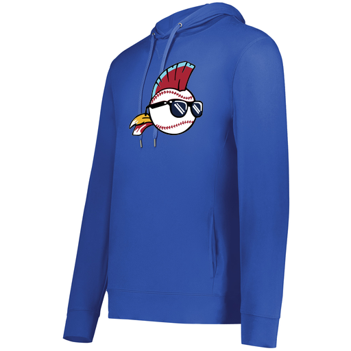[222698.060.S-LOGO1] YOUTH VENTURA THIN KNIT HOODIE (Youth S, Royal, Logo 1)