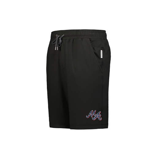 [223604.080.S-LOGO2] YOUTH Ventura Soft Knit SHORTS (Youth S, Black, Logo 2)