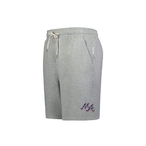 [223604.013.S-LOGO2] YOUTH Ventura Soft Knit SHORTS (Youth S, Silver, Logo 2)
