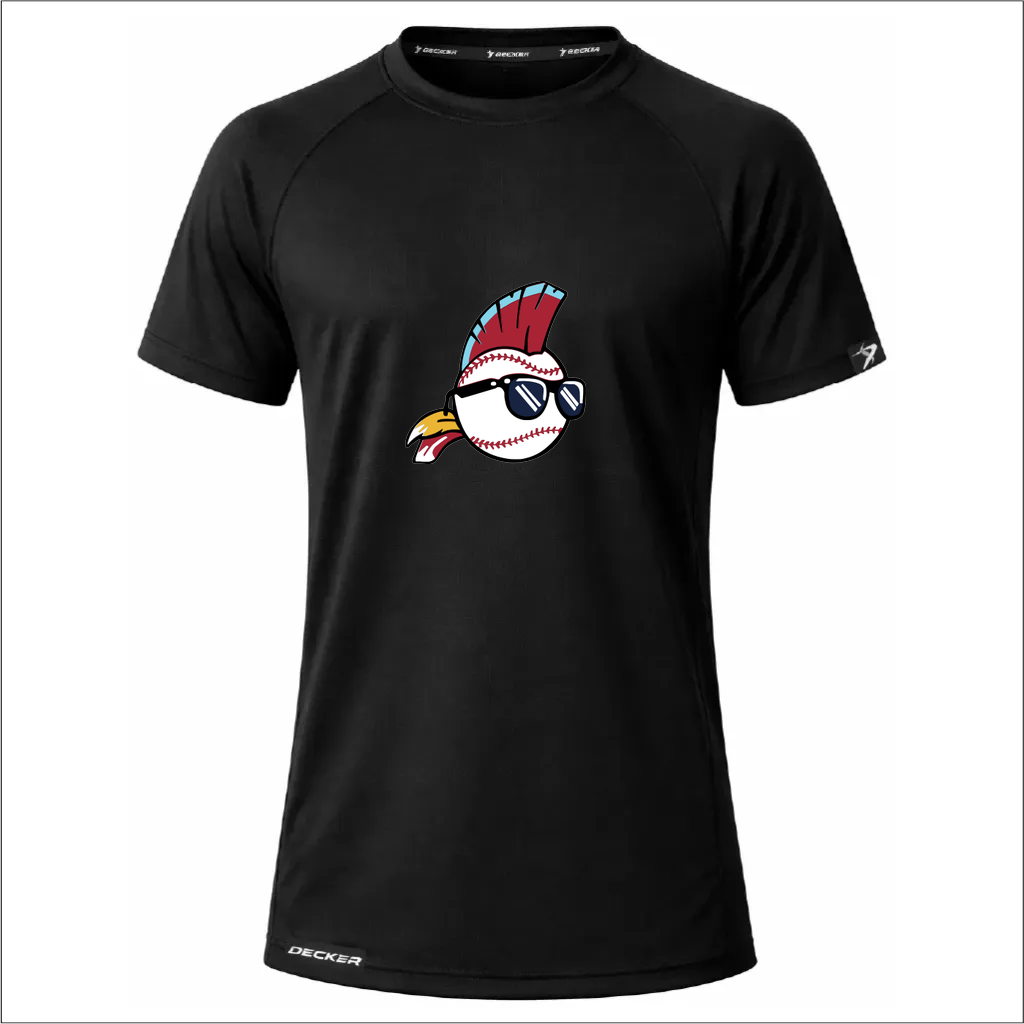 [FTSCPTBK-YXS-LOGO1] NEW Decker Performance T-Shirt (Black, Youth XS, Logo 1)