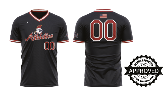 Mineral Area Athletics - Dark Navy V-Neck Jersey (No Name)