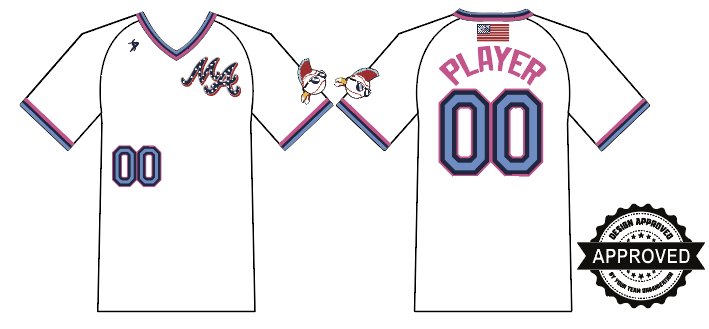 Mineral Area Athletics - White V-Neck Jersey