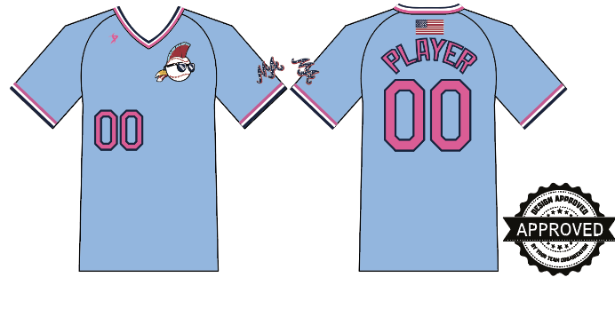 Mineral Area Athletics - Sky Blue V-Neck Jersey
