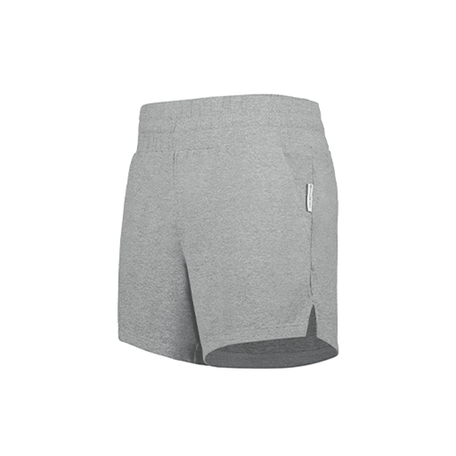 [224704.014.XS-LOGO4] LADIES VENTURA SOFT KNIT SHORTS (Female Adult XS, Silver, Logo 4)