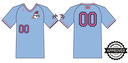 Mineral Area Athletics - Sky Blue V-Neck Jersey (No Name)